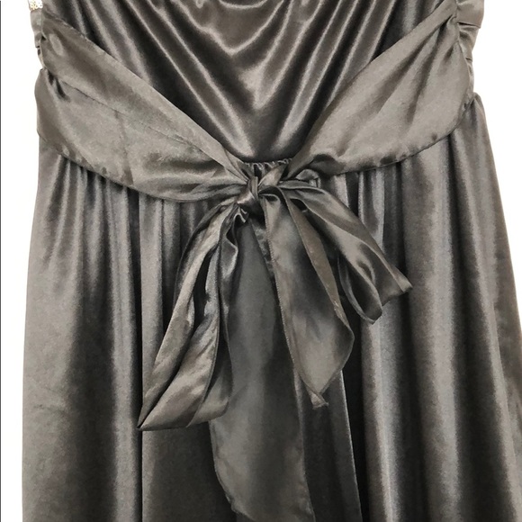 Black & silver sequinned cocktail dress - Picture 6 of 6